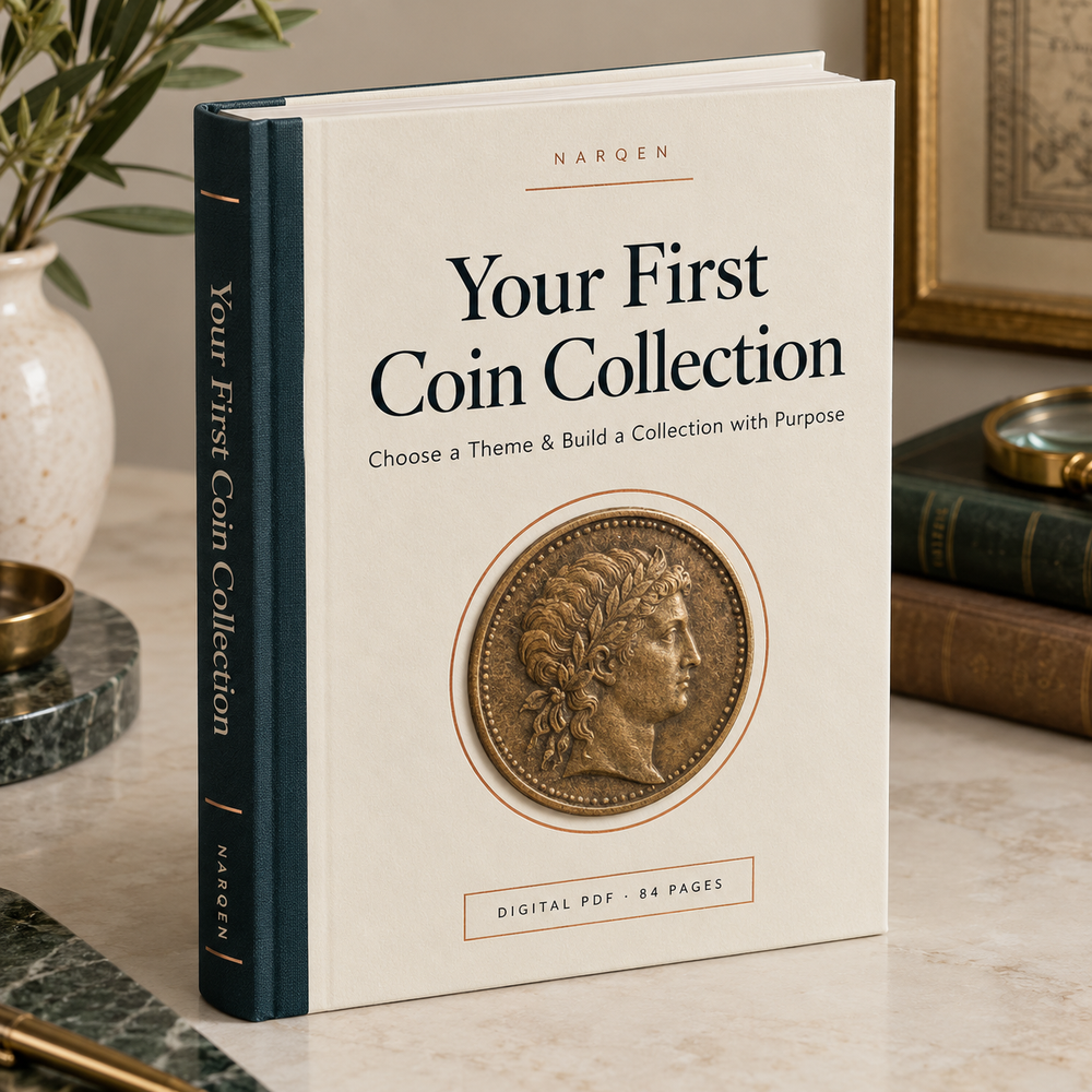 Cover preview of Your First Coin Collection, a digital PDF guide.