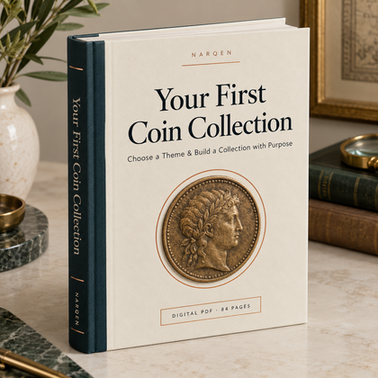 Cover preview of Your First Coin Collection, a digital PDF guide.
